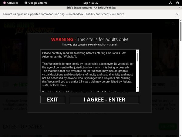 Adventures Johns Eric Free Full Videos