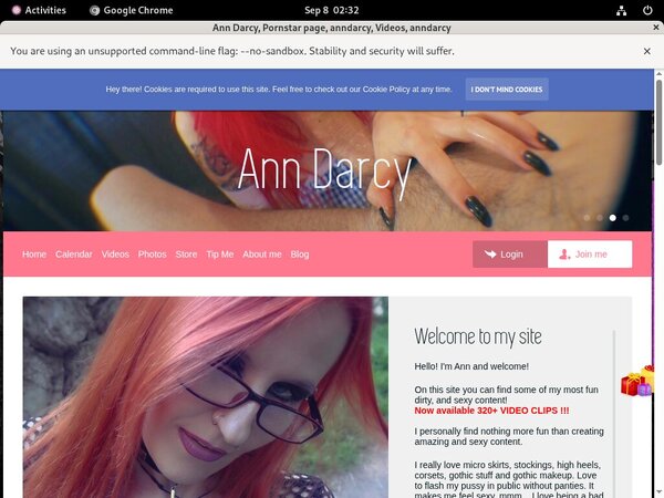 AnnDarcy Login Account