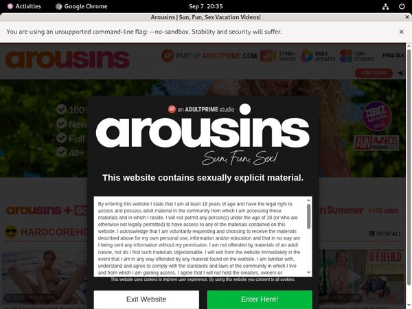 Arousins Paypal Sign Up