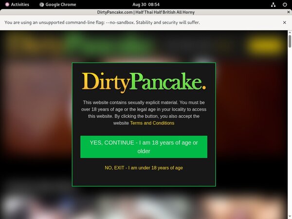 Dirtypancake.com Account Trial