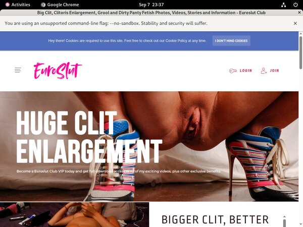 Euroslut With No Credit Card