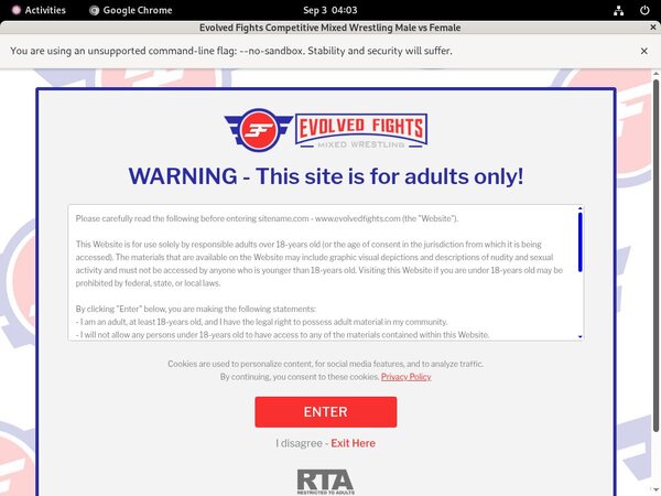 Evolved Fights Photo Evolved Fights Photo