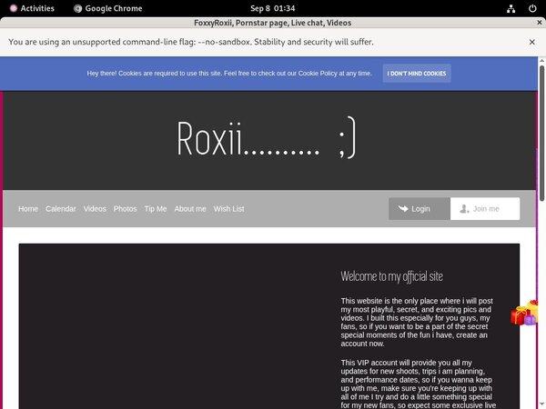 FoxxyRoxii Member Sign Up FoxxyRoxii Member Sign Up