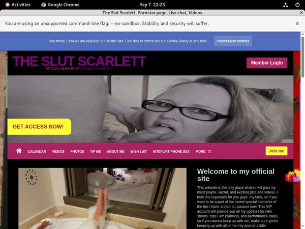 Free Account On The Slut Scarlett Free Account On The Slut Scarlett
