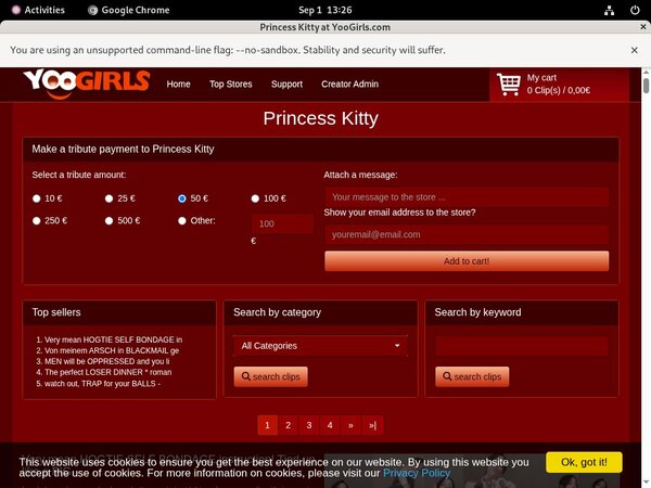 Free Princess Kitty Acc