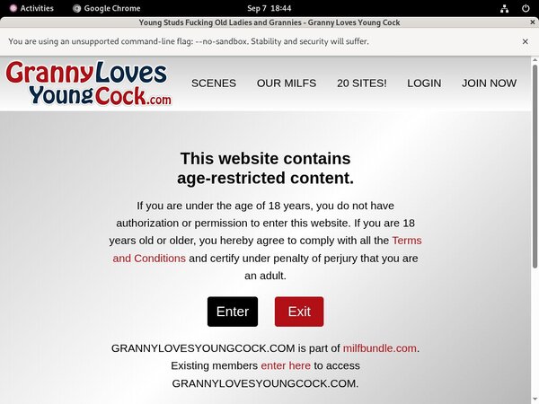 Granny Loves Young Cock Join With SMS