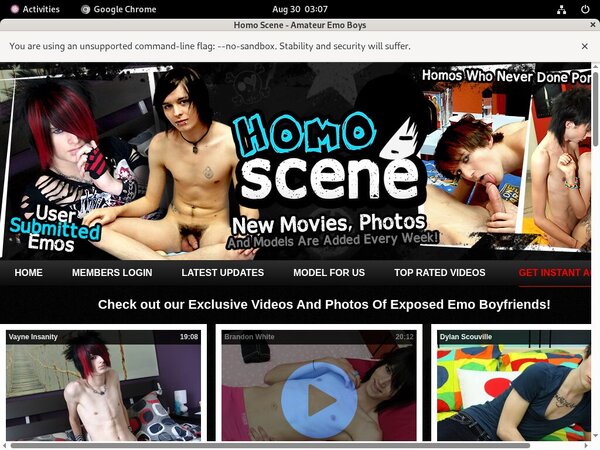 Homo Scene Strapon