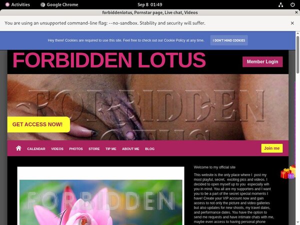 Joining Forbiddenlotus.com Joining Forbiddenlotus.com