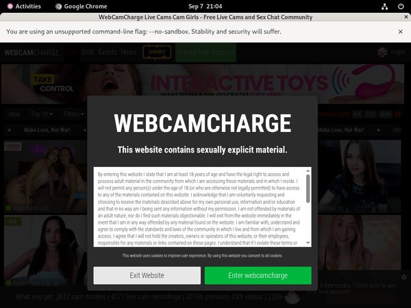 Make Webcamcharge.com Account Make Webcamcharge.com Account