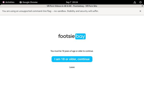 Pay Pal Footsie Bay