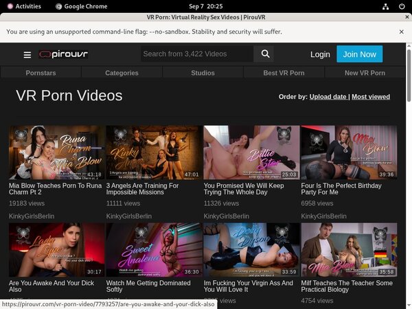 Pirouvr.com Sign Up Page