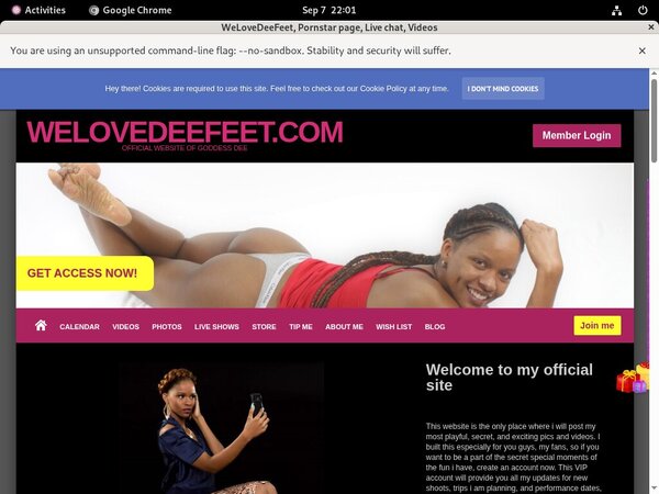 Premium WeLoveDeeFeet