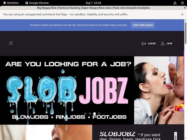 Slobjobz.com Discount Signup
