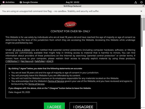 Str8 Boyz Seduced Signup Form