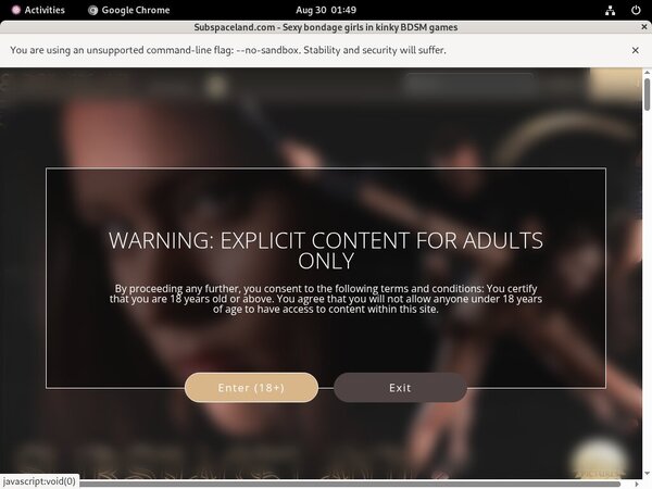 Subspace Land Home Page Subspace Land Home Page