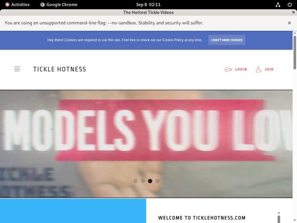 TickleVideos Network Login