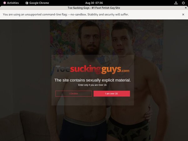 Toe Sucking Guys Sign Up Link