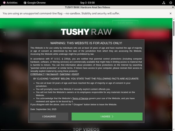 Tushy Raw Parola D'ordine