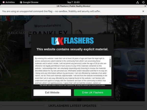 UK Flashers Website Accounts