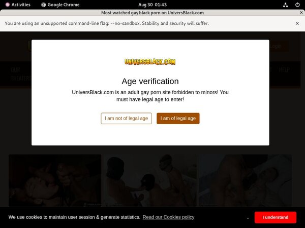 Univers Black Members Password