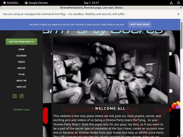 XtremePartyGoers Account Logins