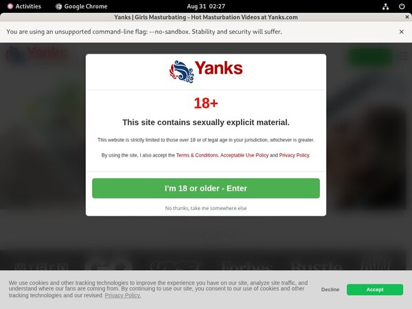 Yanks German Password Info