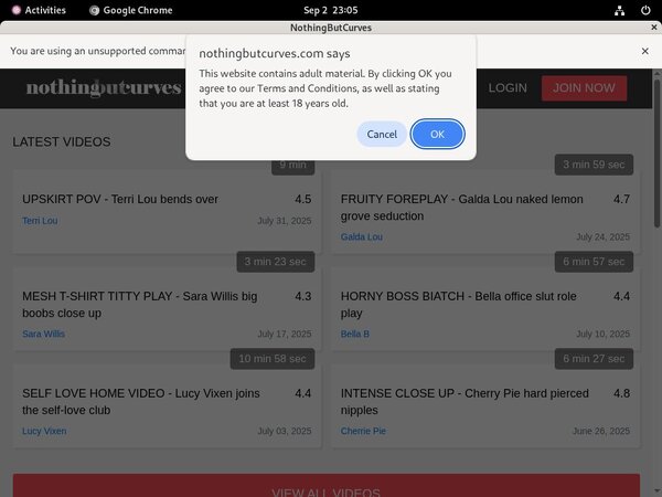 Password Nothingbutcurves.com