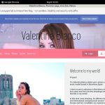 Valentina Bianco Free Entry