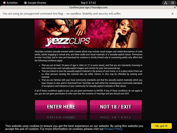 Yezzclips.com Pay Using