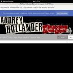 Theaudreyhollander.com Daily Accounts Theaudreyhollander.com Daily Accounts